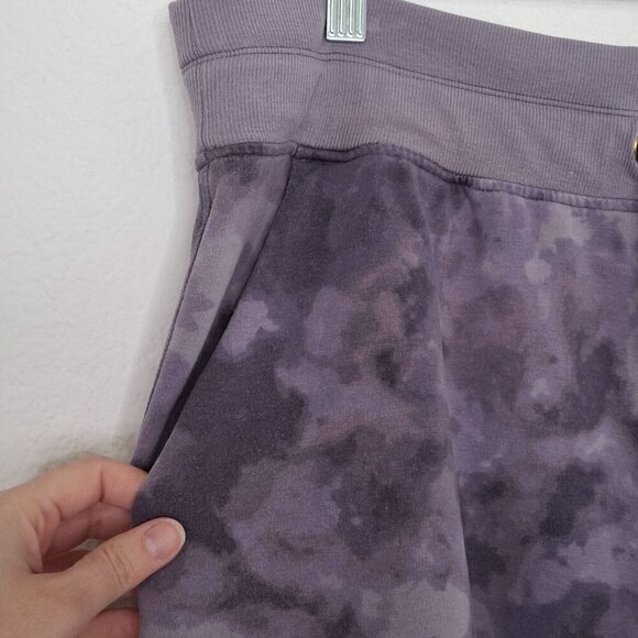 Athleta Shorts 4" Sz 1X Balance Printed Drawstring Waist Pull On Boho Workout - Picture 4 of 14